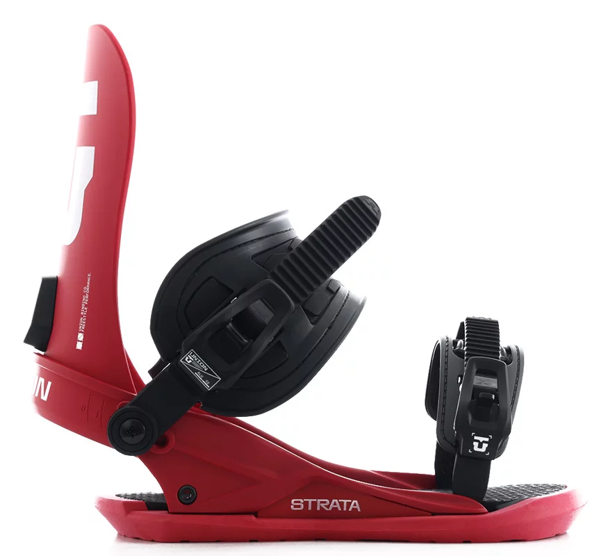 Union Strata Snowboard Bindings (Closeout) 2025 - burgundy | Tactics