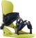 Union Strata Snowboard Bindings 2025 - acid green - reverse