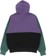 Sci-Fi Fantasy Colorblocked Hoodie - purple/black - reverse