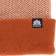 Autumn Birdseye Beanie - rust - front detail