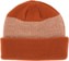 Autumn Birdseye Beanie - rust - reverse