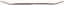 Girl McCrank Dual Directional 8.0 Twin Tip Shape Skateboard Deck - black/white - side