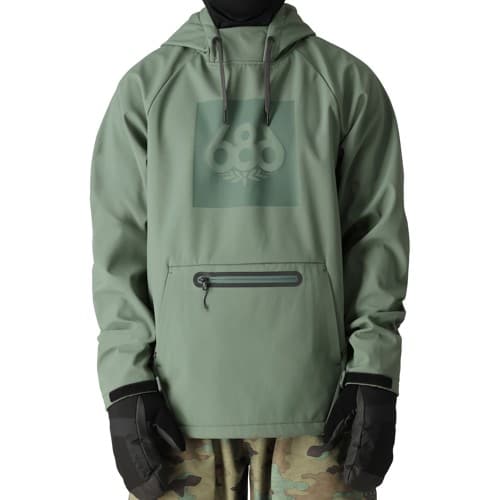 686 WATERPROOF HOODY スノボウェア rhino-grey M 686 Waterproof Hoodie - rhino grey | Tactics