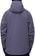 686 Waterproof Hoodie - rhino grey - reverse