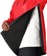 686 Waterproof Hoodie - true red - open