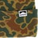 Autumn Duck Camo Beanie - fir - front detail