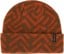 Autumn Geo Beanie - brown