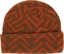 Autumn Geo Beanie - brown - reverse