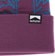 Autumn Mindful Mtn Pom Beanie - (hannah eddy) eggplant - front detail