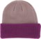 Autumn Select Blocked Beanie - iris - reverse