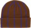 Autumn Surplus Landscape Beanie - brown - reverse