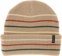 Autumn Multi Stripe Beanie - khaki