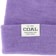 Coal Uniform Low Beanie - lavender - front detail