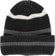 Coal Vista Beanie - black/off white - reverse