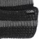 Coal Vista Beanie - black/off white - front detail