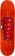 Toy Machine Geoff Rowley Fist 8.5 Skateboard Deck - red fist/orange