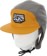 Coal Tracker Earflap 5-Panel Hat - burnt orange/grey - alternate