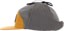 Coal Tracker Earflap 5-Panel Hat - burnt orange/grey - side