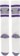 Burton Weekend Midweight Snowboard Socks 2-Pack - imperial purple - 2 reverse