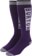 Burton Weekend Midweight Snowboard Socks 2-Pack - imperial purple - 1