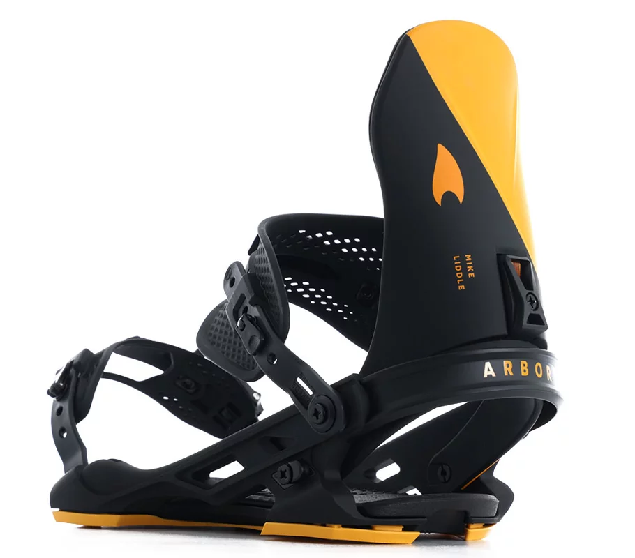 Arbor Hemlock Snowboard Bindings 2025 - (mike liddle) black