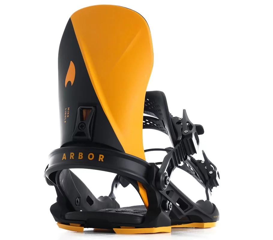 Arbor Hemlock Snowboard Bindings 2025 - (mike liddle) black
