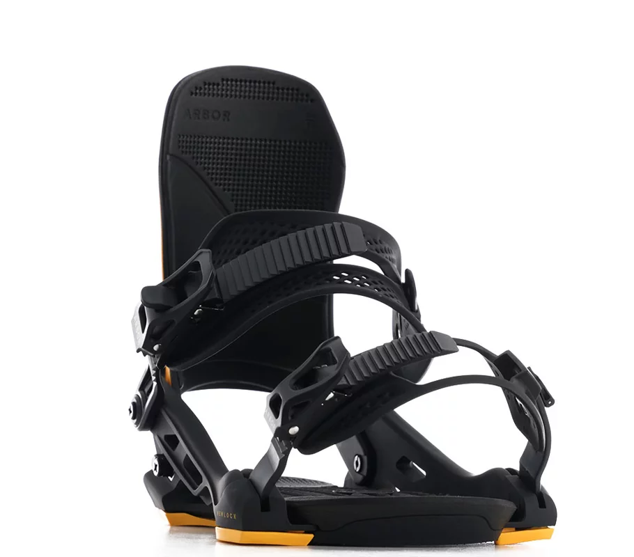 Arbor Hemlock Snowboard Bindings 2025 - (mike liddle) black