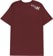 Volcom Held T-Shirt - merlot - reverse