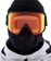 Anon M4 Cylindrical Goggles + MFI Face Mask & Bonus Lens - black/perceive sunny red + perceive cloudy burst lens - alternate
