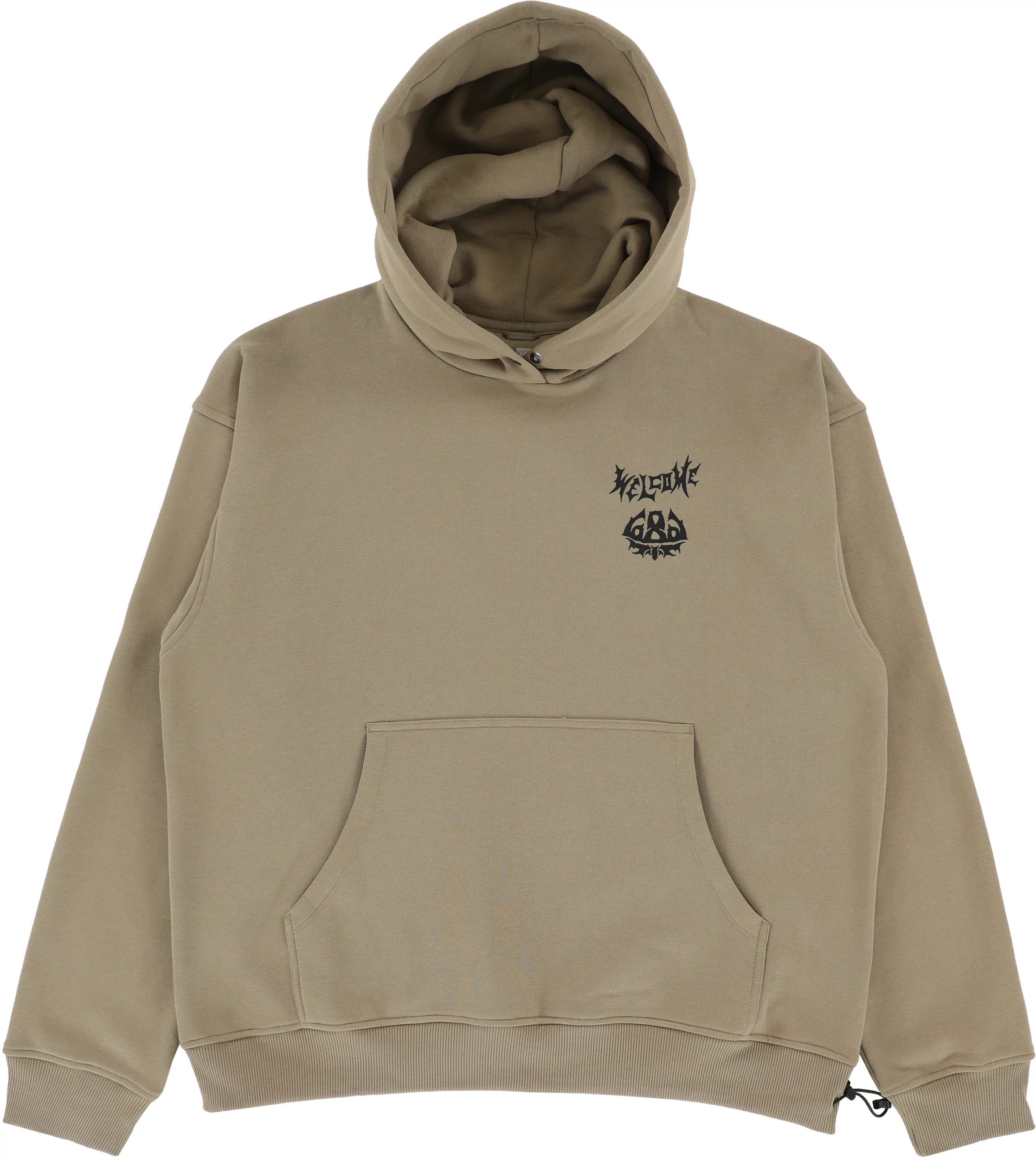 Mens Hoodies GrÃ¥ Stussy Hoodie Welcome Premium