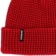 Patagonia SnowDrifter Beanie - touring red - front detail