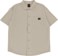 RVCA Dayshift Stripe II S/S Shirt - latte