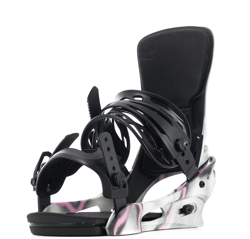Burton Cartel X Snowboard Bindings 2025 - gray/pink | Tactics