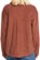 Volcom Women's Power Chord Shacket - chestnut brown - reverse