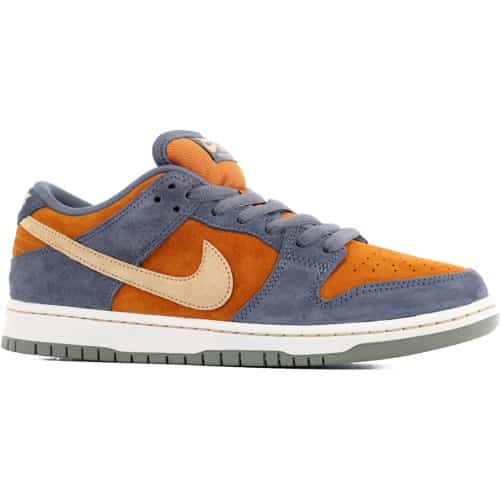 Nike SB Dunk Low Pro SB Skate Shoes light carbon sesame monarch Tactics