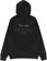 Welcome Bauhaus Eyes Hoodie - black - reverse