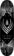 Powell Peralta Skeleton 8.25 Flight 243 Shape Skateboard Deck - silver foil