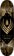 Powell Peralta Skeleton 8.63 Flight 244W Shape Skateboard Deck - gold foil