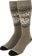 686 Welcome 2-Pack Snowboard Socks - black pair + sage pair - 2