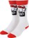 686 Women's Hello Kitty 2-Pack Snowboard Socks - hello kitty red white - 2