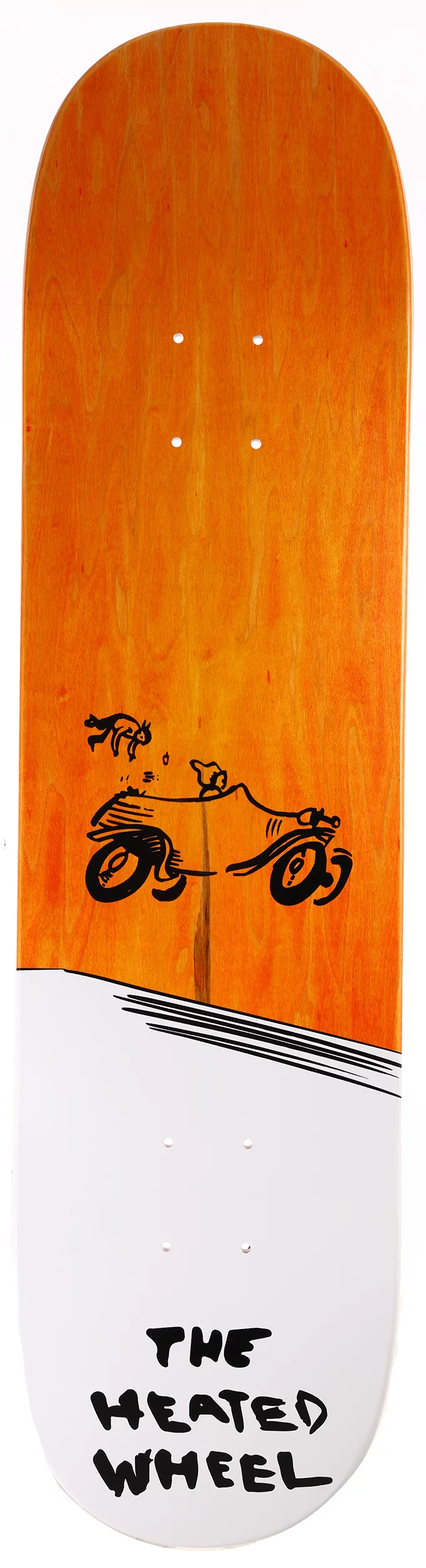 The Heated Wheel Buggy 8.0 Skateboard Deck - orange | Tactics