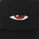 Toy Machine Sect Eye Unstructured Snapback Hat - black - front detail