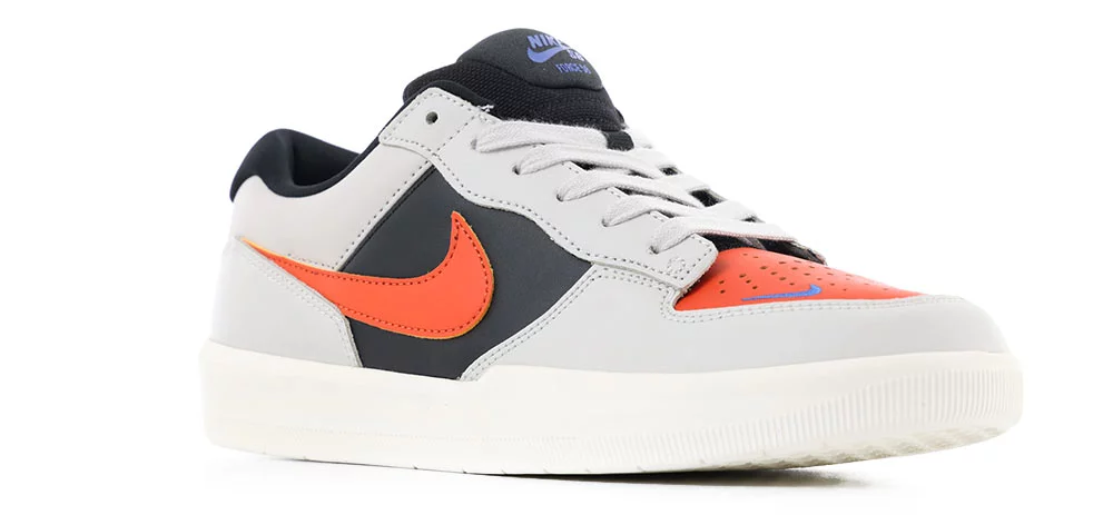 Nike SB Force 58 PRM L Skate Shoes light bone/cosmic clay-black