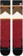 Stance Performance Mid Cushion Merino Wool Snowboard Socks - (jimmy chin) red - front
