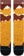 Stance Performance Mid Cushion Merino Wool Snowboard Socks - windy peaks gold - front