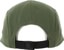 Tactics Trademark 5-Panel Hat - olive/plum - reverse