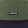 Tactics Trademark 5-Panel Hat - olive/plum - front detail