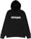 Welcome Beetlejuice Qualified Pigment-Dyed Hoodie - black - front