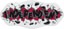 Independent Outbreak 6" Sticker - black/red