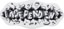 Independent Outbreak 6" Sticker - white/black